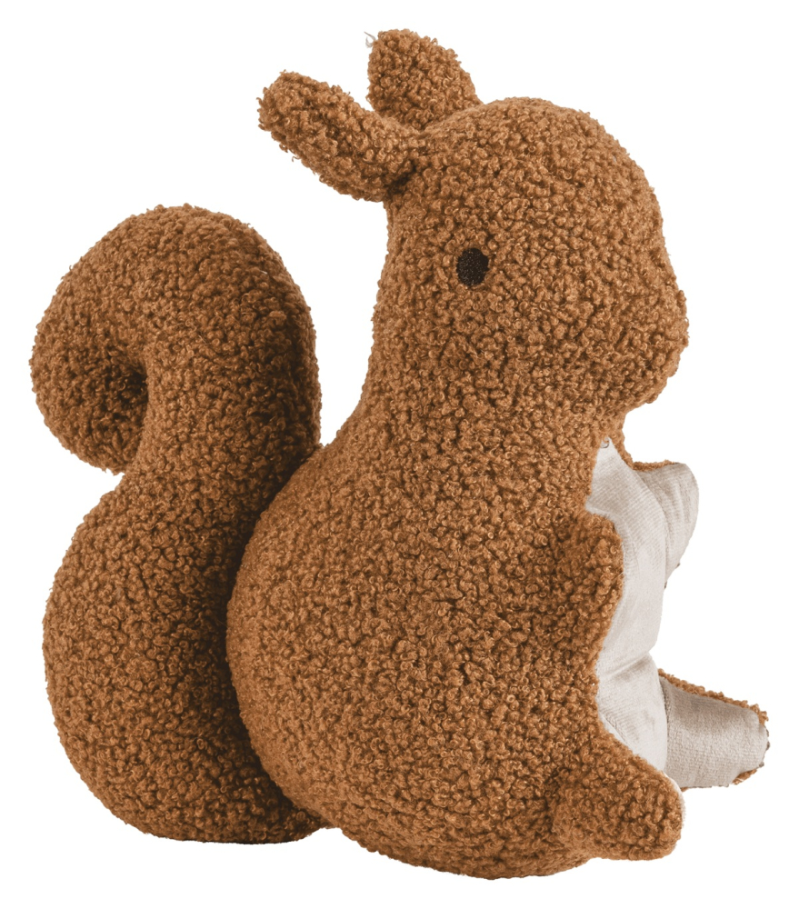 Magma gefülltes Kissen Pineta 'Eichhörnchen' 12 x 23 cm Braun